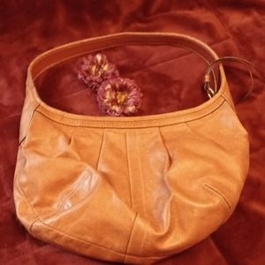 Orange Coach Handbag
